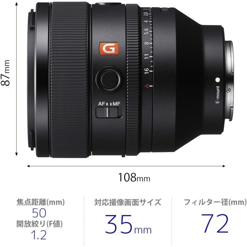 SONY FE 50mm F1.2 GM SEL50F12GM Eマウント 九州・福岡レンタル