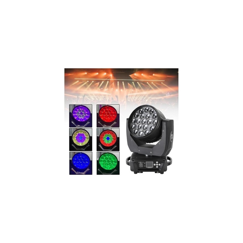 Bruce & Shark ステージライト 19x15W RGBW 4in1 Led 九州・福岡レンタル