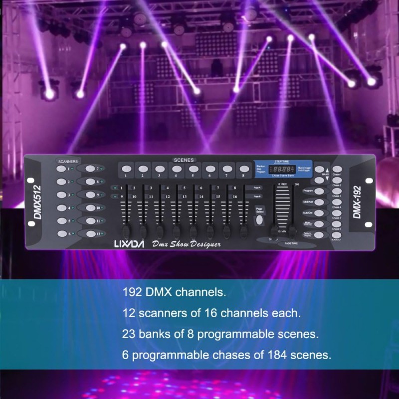 Duangu 192チャンネル DMX512コントローラー 九州・福岡レンタル