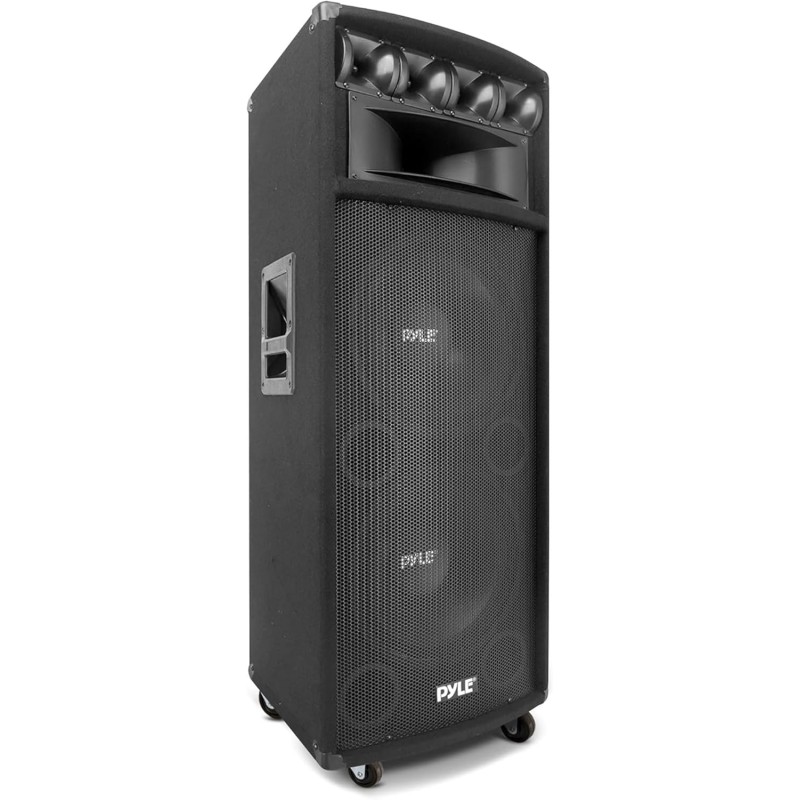 Pyle 最大出力1600W 定格出力800Wポータブル キャビネットPAスピーカー 九州・福岡レンタル