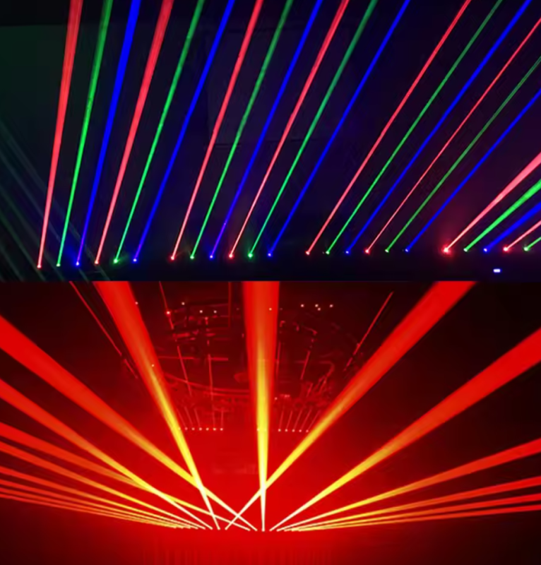 DJレーザープロジェクター6x500mw rgb,6アイビーム 九州・福岡レンタル