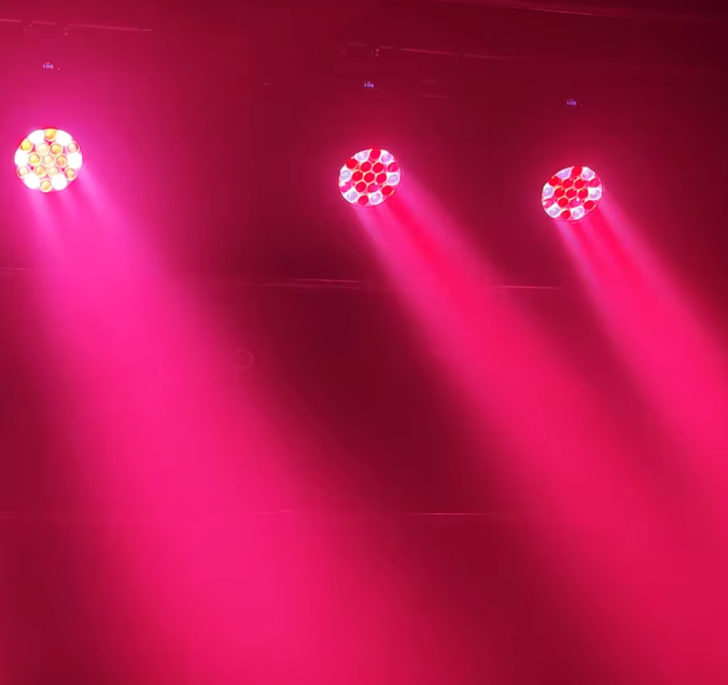 19 × 15 ワット RGBW 4in1 ビームウォッシュズームサークルコントロール LED ムービングヘッドライト 九州・福岡レンタル
