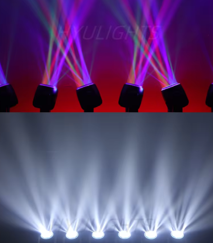 LED 7x40W ビッグビーアイムービングヘッド RGBW 4in1 LED スポットライト 九州・福岡レンタル