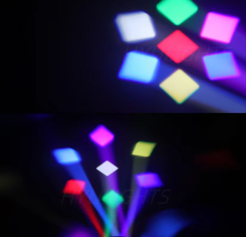 LED 7x40W ビッグビーアイムービングヘッド RGBW 4in1 LED スポットライト 九州・福岡レンタル