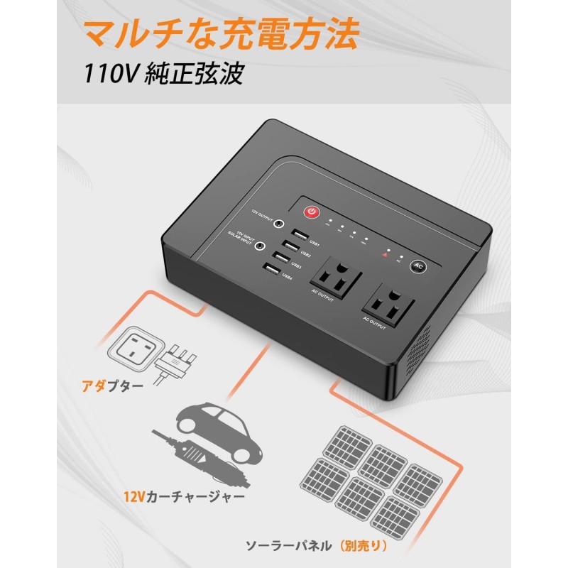 Powkey 200W ポータブル電源 HP200 九州・福岡レンタル
