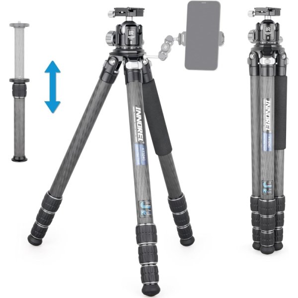 INNOREL カメラ 三脚 カーボン 一眼レフ三脚 25KG最大耐荷重 4段伸縮 18-189CM 九州・福岡レンタル